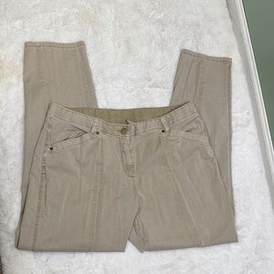 Chico's tan ankle Pants size 2